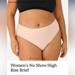 NWT Bombas Women’s No Show High Rise Briefs, Size 2X